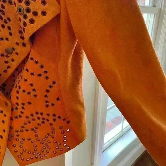 Etcetera Suede Jacket Great Used Condition Womens 6 - Picture 7 of 13